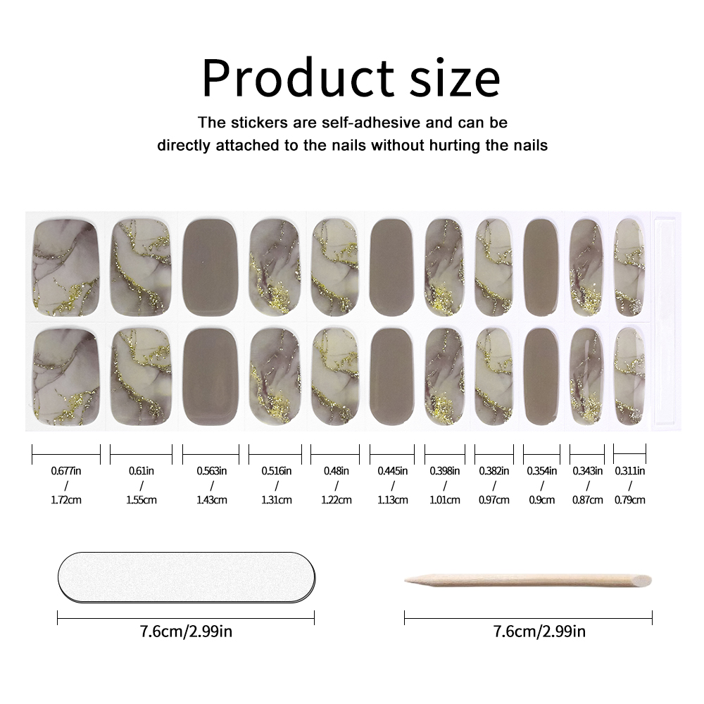 UV-Free Strips DIY Nails Stick – Full Cover Adhesive recenzja i cena
