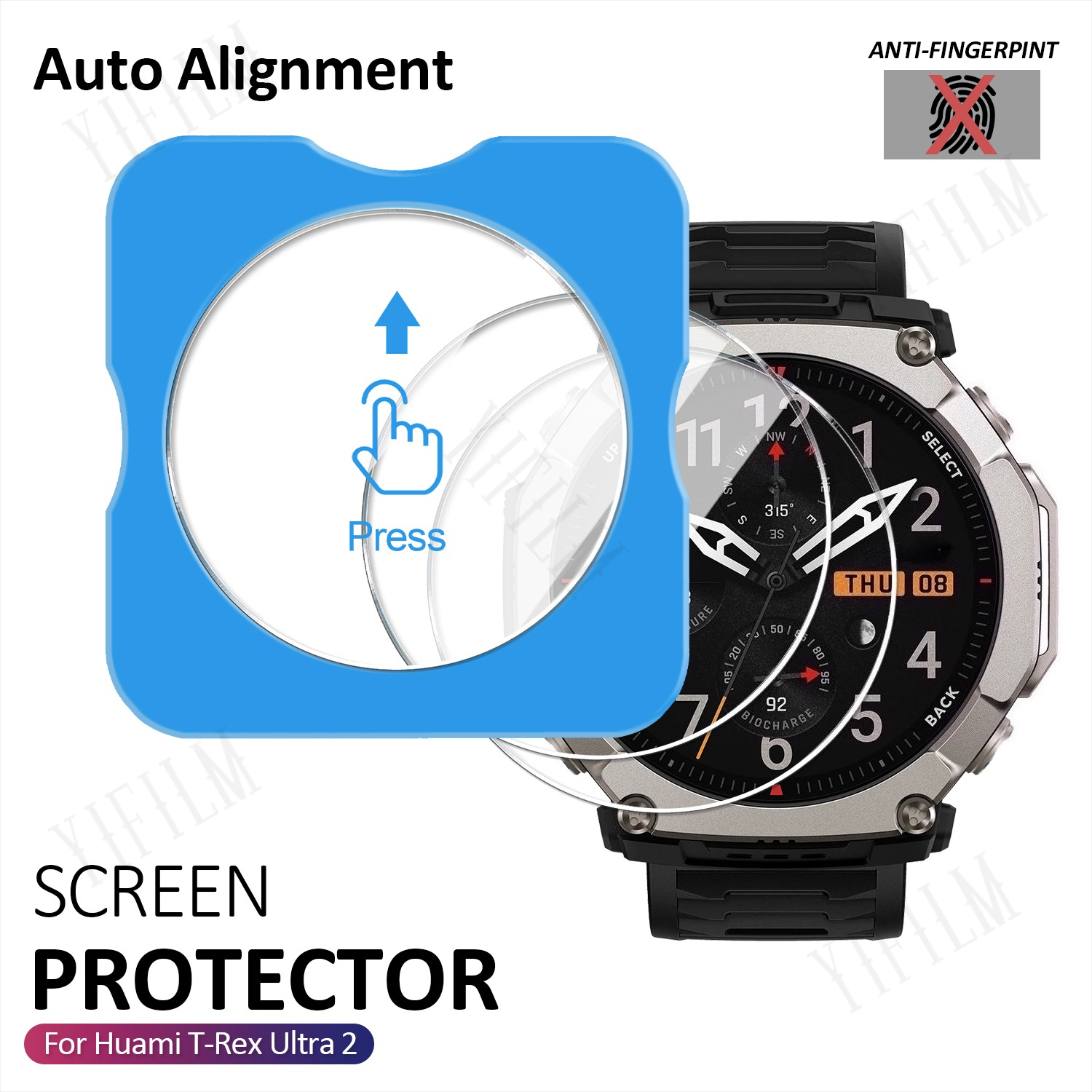 For Huami T-Rex Ultra 2 Screen – Glass Protector Auto recenzja i cena