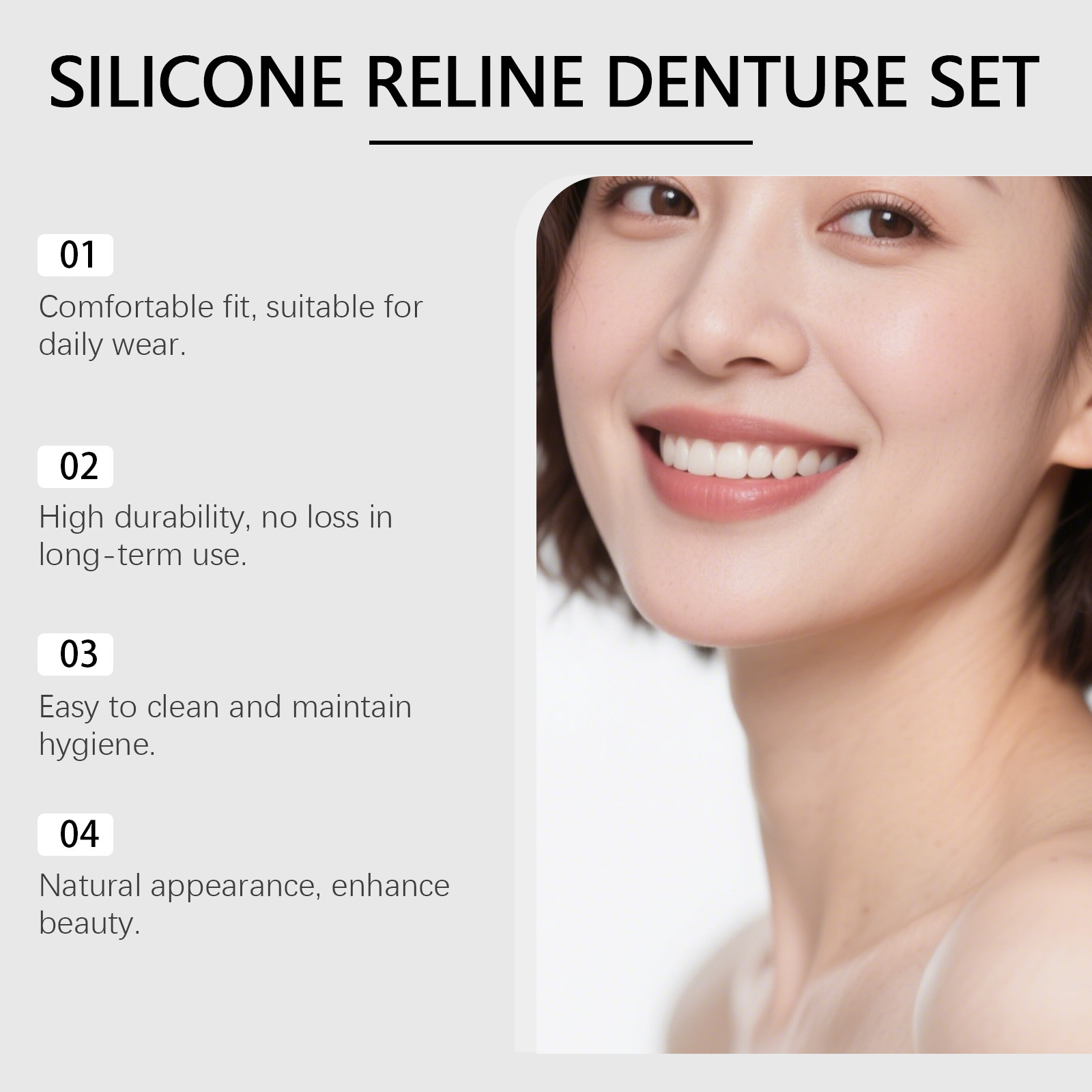 Denture Full Set Over Gums Kit – Full Cover Adhesive recenzja i cena