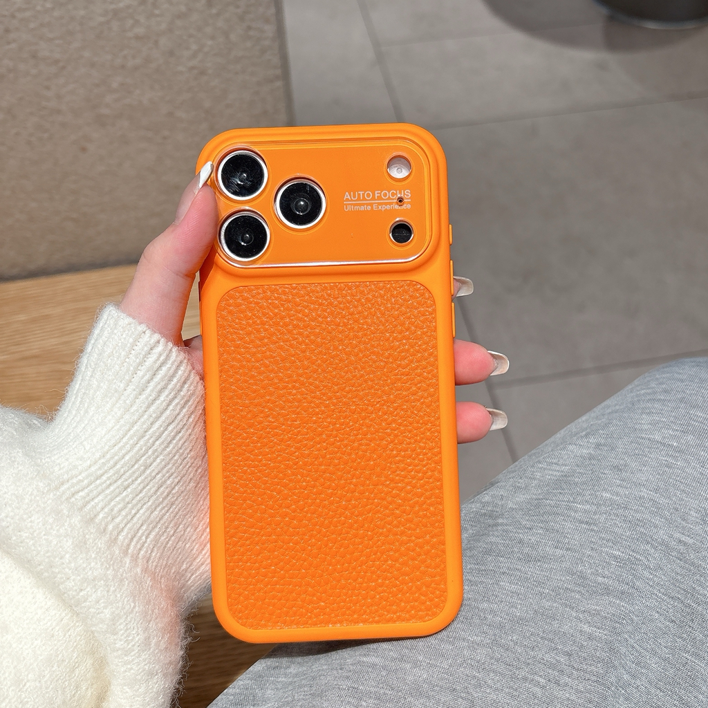 Luxury Lychee Grain Leather Te – Camera Lens Protector recenzja i cena