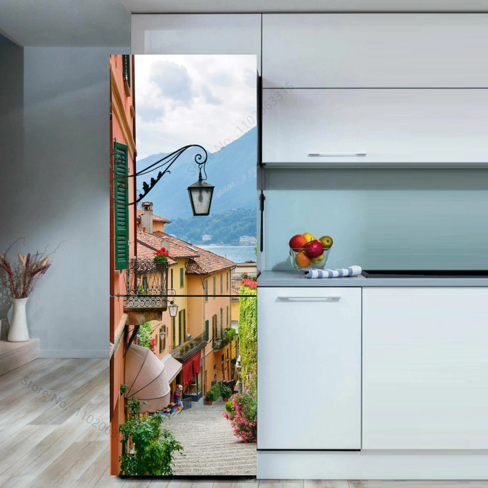 Seaside Beach Fridge Sticker D – Full Cover Adhesive recenzja i cena