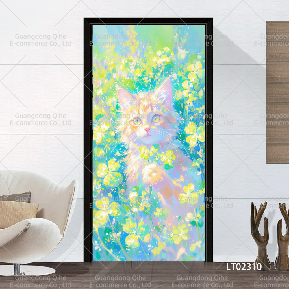 Tulip Cat Cherry Blossom Scene – Full Cover Adhesive recenzja i cena