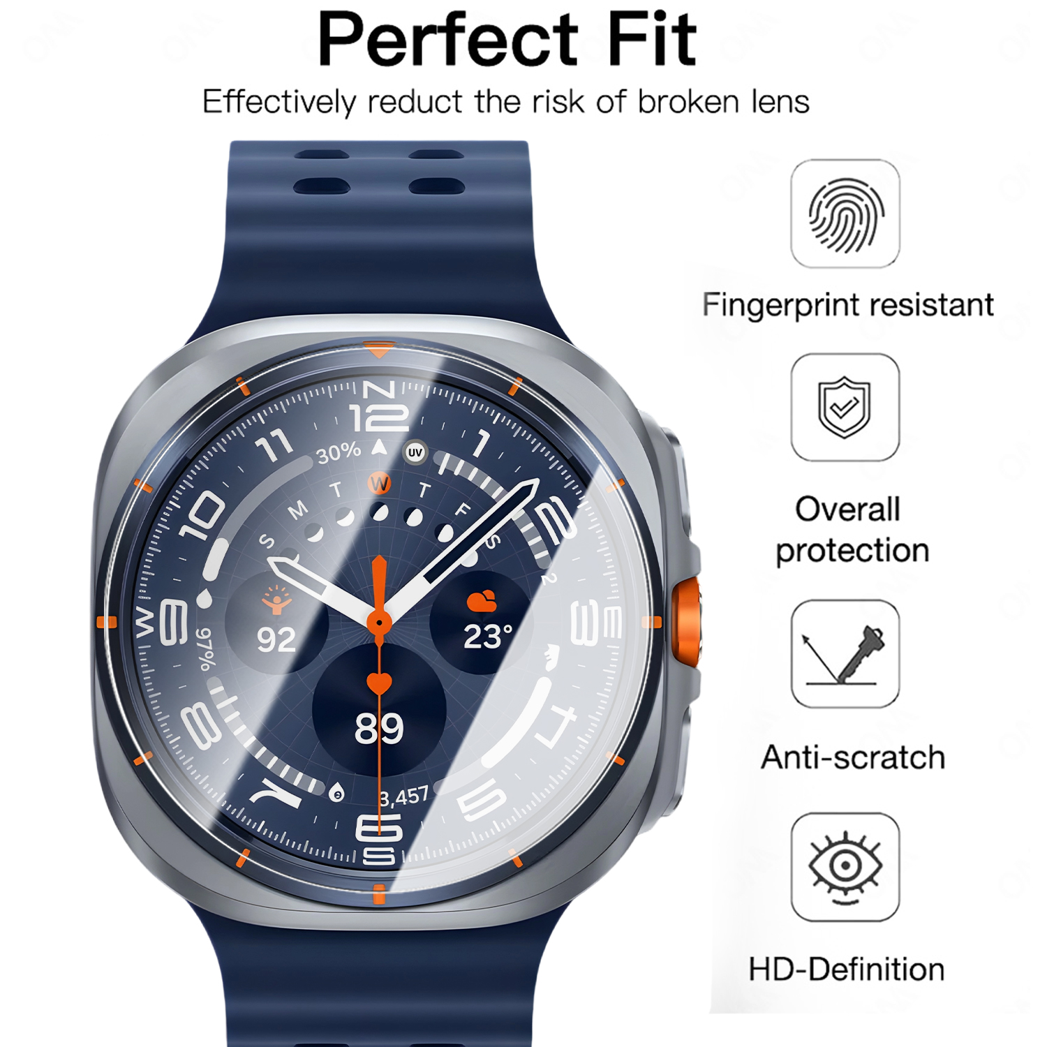 For Samsung Galaxy Watch Ultra – Glass Protector Auto recenzja i cena