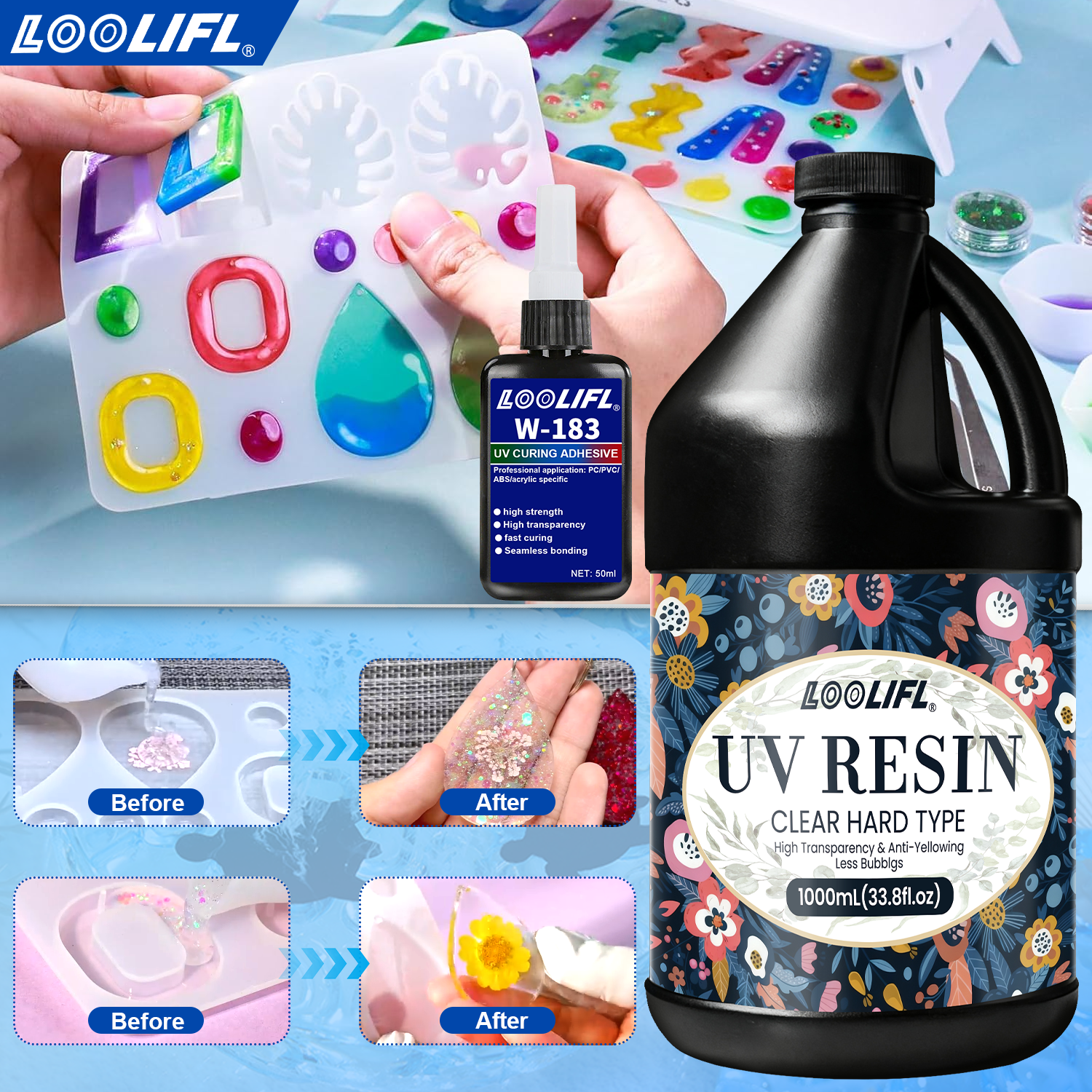 Hot Sell UV Hard Resin Adhesiv – Liquid Uv Glue Kit recenzja i cena