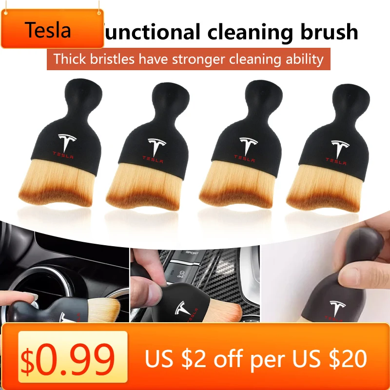 Car Sticker Tesla Car Tesla    – Dust Removal Sticker recenzja i cena