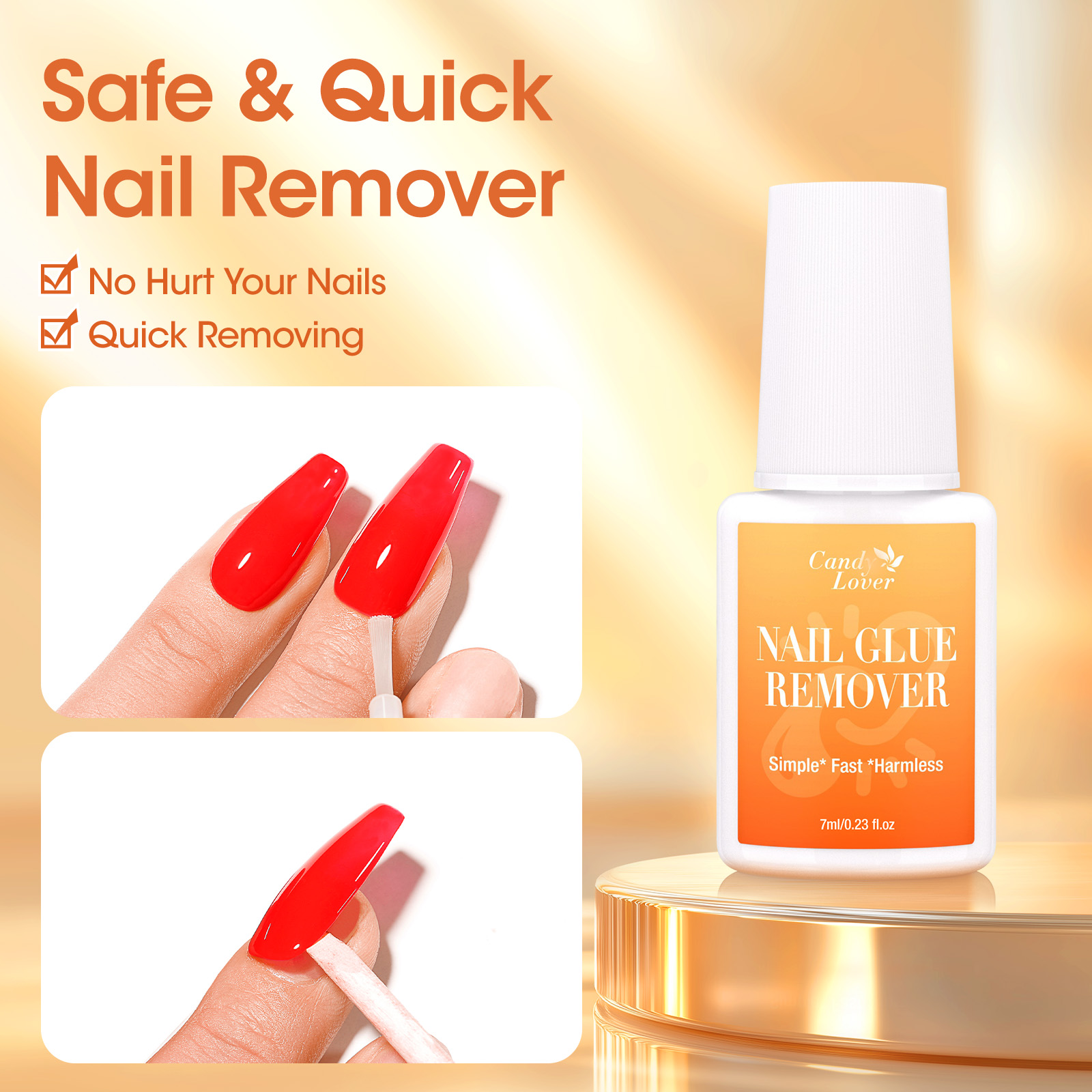 Super Strong Nail Glue Remover – Liquid Uv Glue Kit recenzja i cena